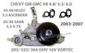 chevy gm gmc 4.8/5.3/6.0 water pump- SEE VIN's